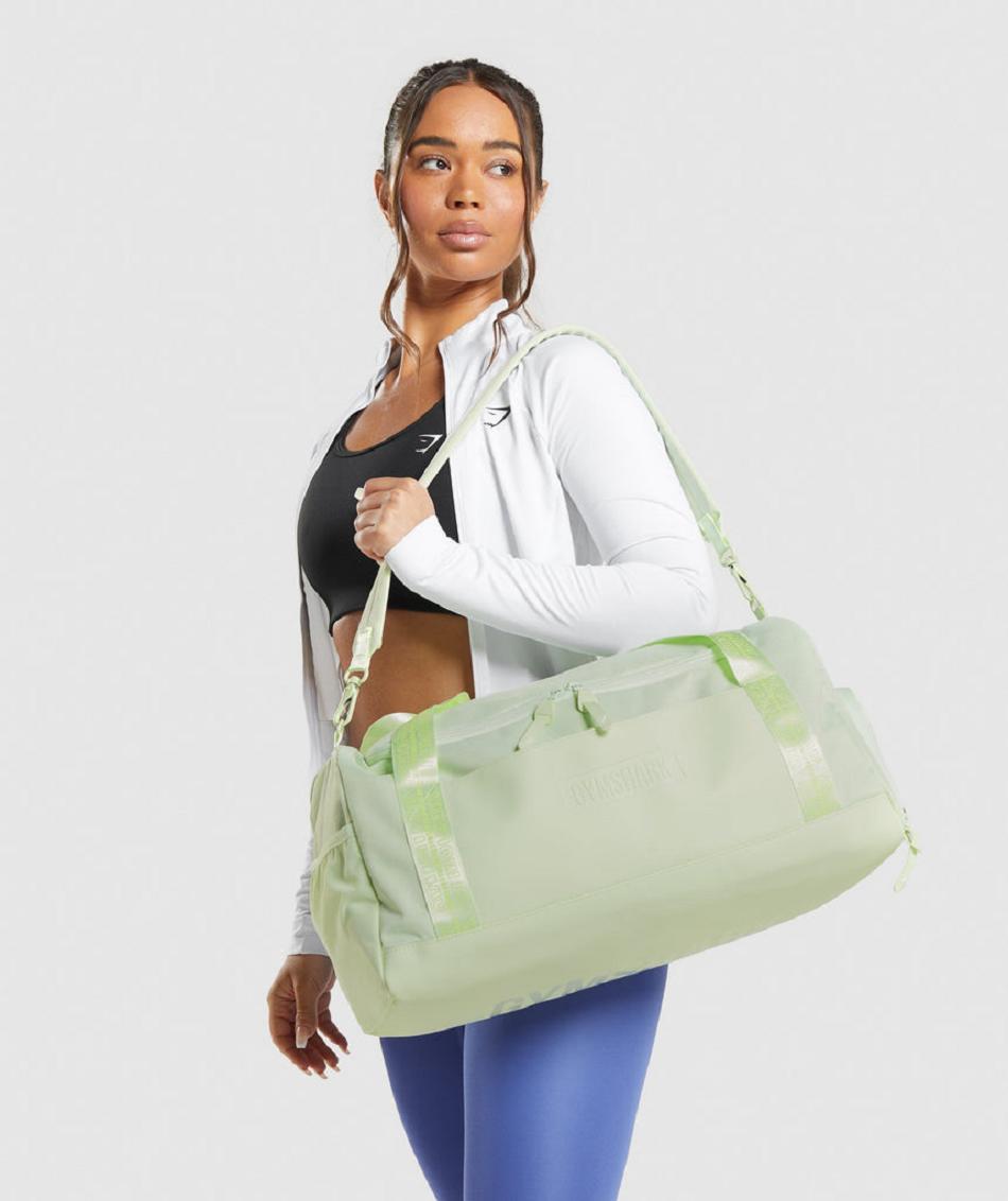 Bolsas Gymshark Small Everyday Gym Accessories Verde | CO 4243KOR